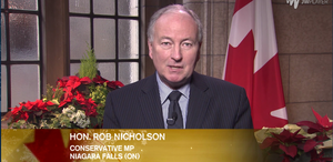 Holiday Greetings from MP Rob Nicholson